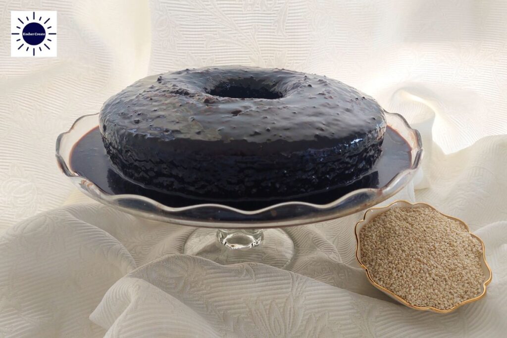 Glazed Wholegrain Sesame Cake Recipe Kosher Create