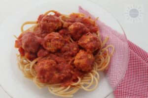 Chicken Meatballs & Spaghetti Recipe