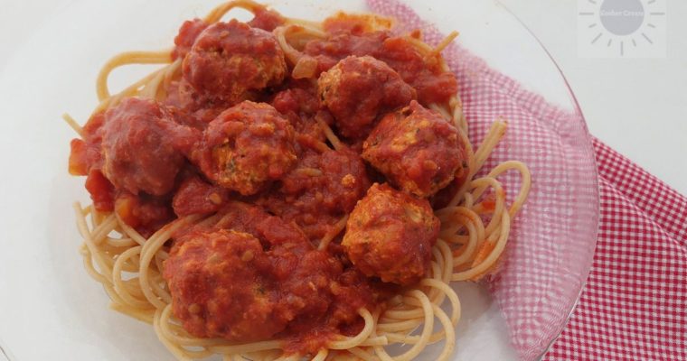 Chicken Meatballs & Spaghetti Recipe
