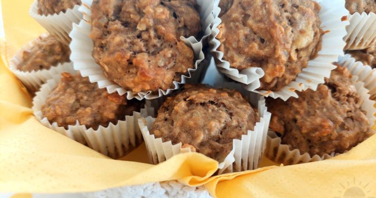 Wholegrain Banana Walnut Muffins Recipe