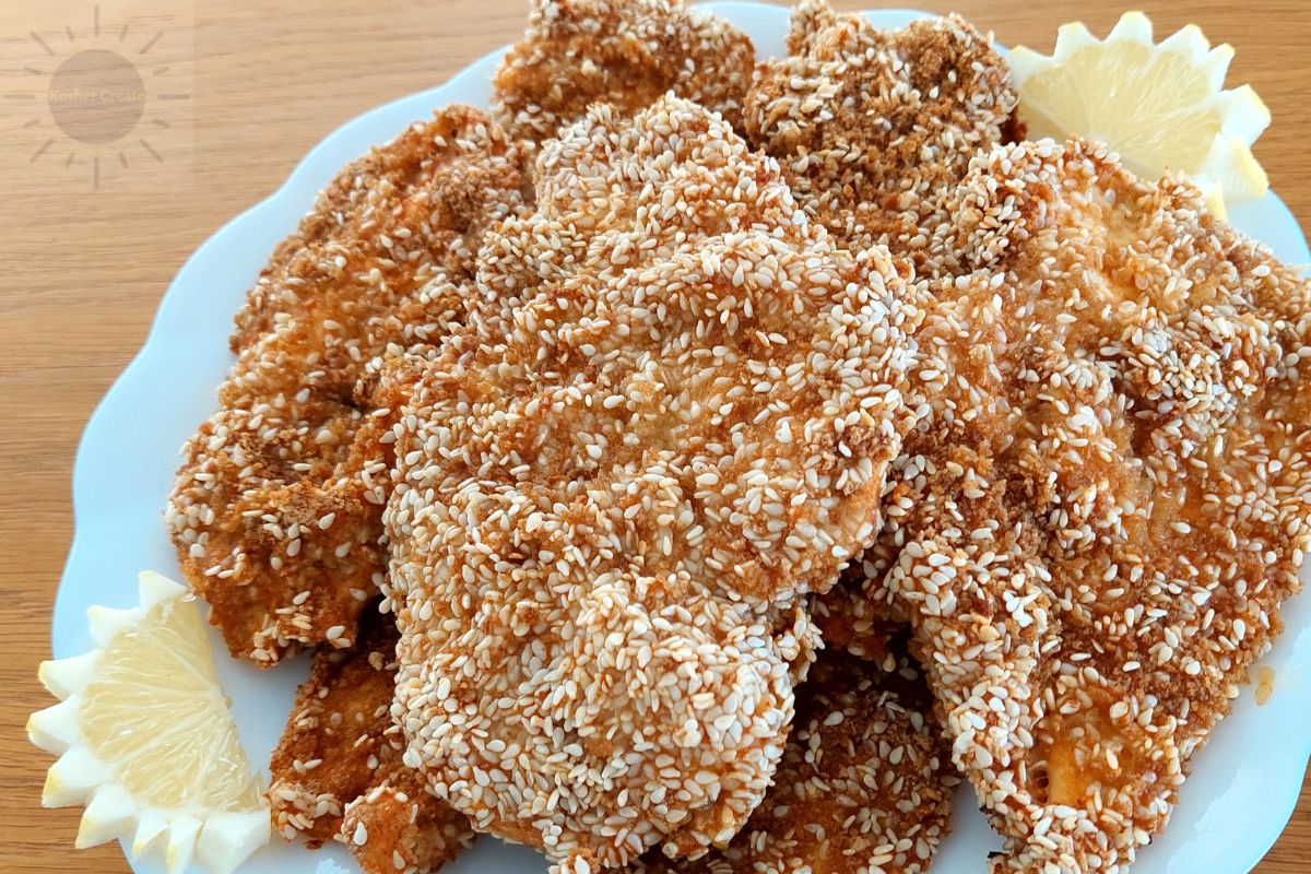 Baked Chicken Schnitzel With A Wholegrain Coating Recipe