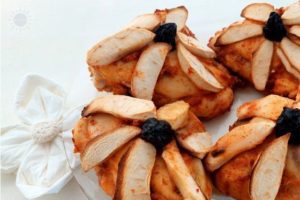 Roasted Chicken & Apple Flower Recipe