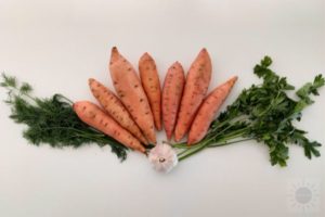 Baked Sweet Potato & Herbs Recipe - Ingredients