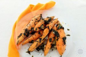 Baked Sweet Potato & Herbs Recipe