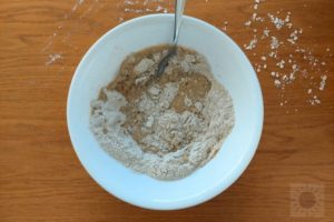 Soda Bread Mini Rolls Recipe - Adding Water