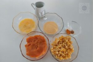 Golden Corn Patties Recipe - Ingredients