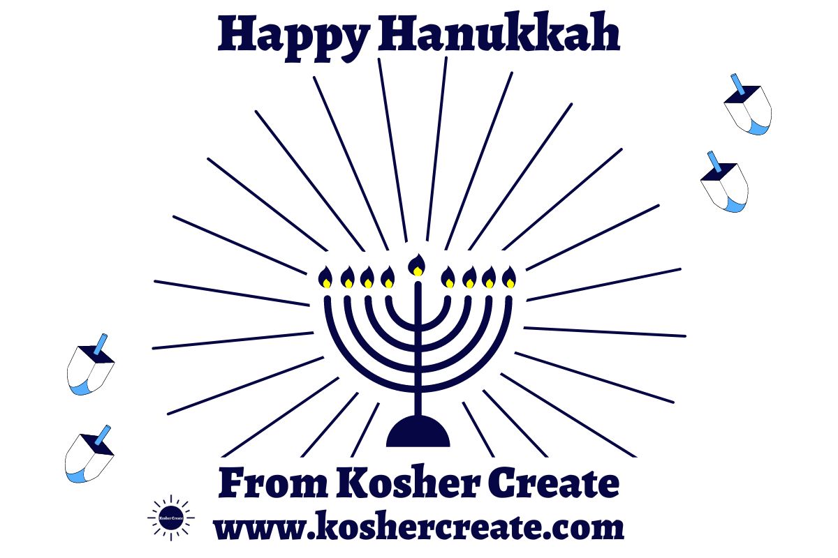 Happy Hanukkah from Kosher Create