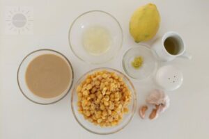 Hummus - Chickpea Spread Recipe - Ingredients