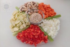 Vegetable Mushroom Soup Recipe - Ingredients