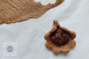 Date Hamantashen Recipe - Purim -One Side Of Circle Pinched