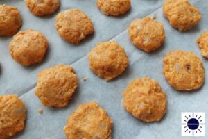 Sweet Potato Dumplings Recipe - On Pan
