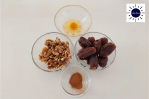 Date Walnut Spread Charoset Recipe -Ingredients