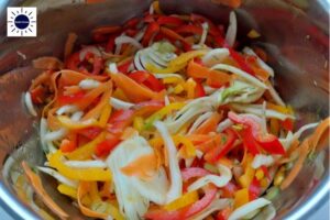 Spring Fennel Salad Recipe - Vegetables In Large Bowl