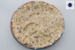 Zucchini Cottage Cheese Quiche Recipe - Batter In Crust