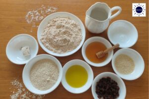 Wholegrain Honey Raisin Challah Recipe - Ingredients
