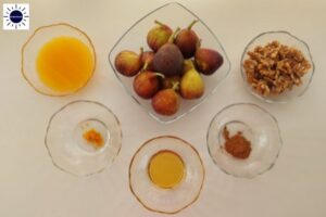 Orange Walnut Baked Figs Recipe - Ingredients