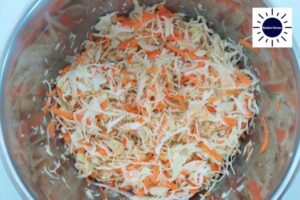 Vegan Coleslaw - Mixed Cabbage, Carrots& Apples