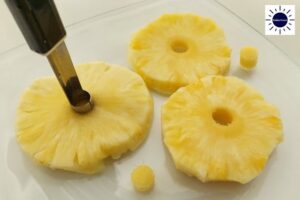 Gluten-Free Pineapple Coconut Cake - Core Center Of Pineapple Ring