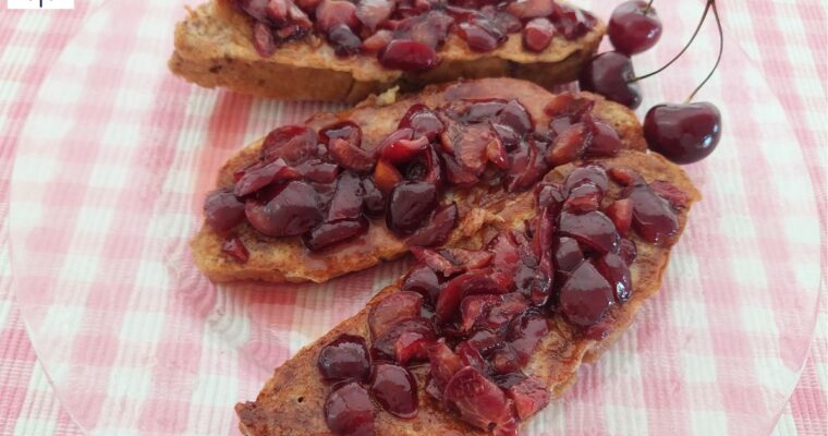 Wholegrain Cherry French Toast Recipe