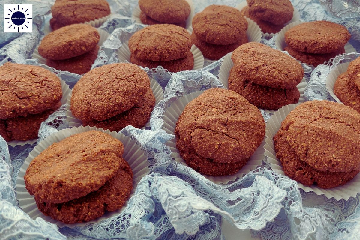 Cocoa Almond Oat Cookies Recipe