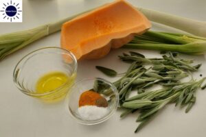 Pumpkin Leek Soup With A Sage Garnish Recipe - Ingredients