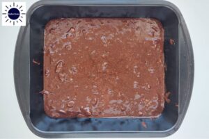 Wholegrain Walnut Cocoa Brownies Recipe - Before Baking