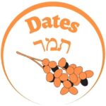 The Tile Dates Written In English And Hebrew With A Graphic Date Branch Below Within A Decorative Semicircle And With The Kosher Create Sun Logo On The Upper Right Side.