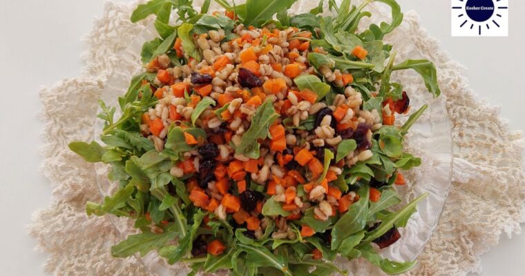 Mediterranean Arugula Barley Salad Recipe