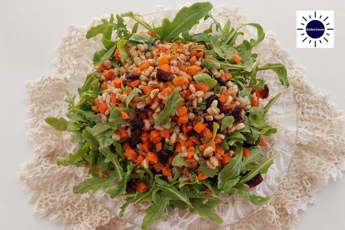 Mediterranean Arugula Barley Salad Recipe