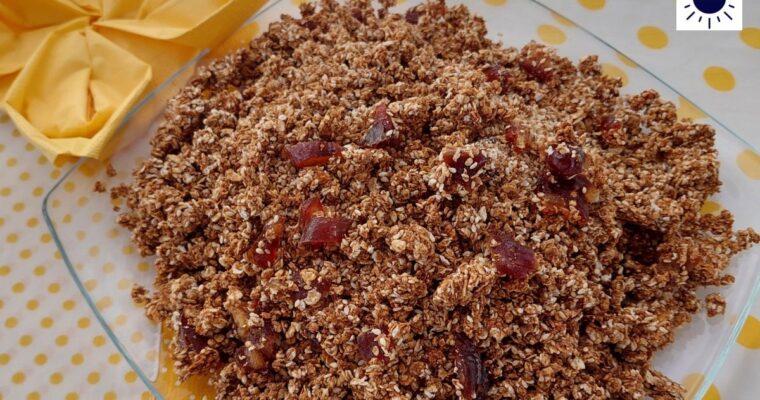 Vegan Sesame Date Granola