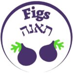 The Tile Figs Written In English And Hebrew With Two Graphic Figs Below Within A Decorative Semicircle And With The Kosher Create Sun Logo On The Upper Right Side.