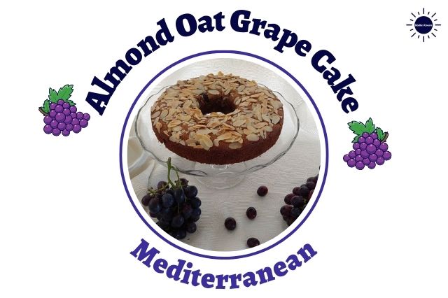 Almond Oat Grape Cake Recipe - Mediterranean