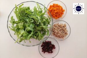 Mediterranean Arugula Barley Salad Recipe -Salad Ingredients