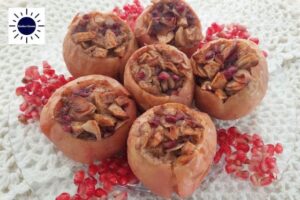 Honey Baked Apples With Pomegranate Recipe