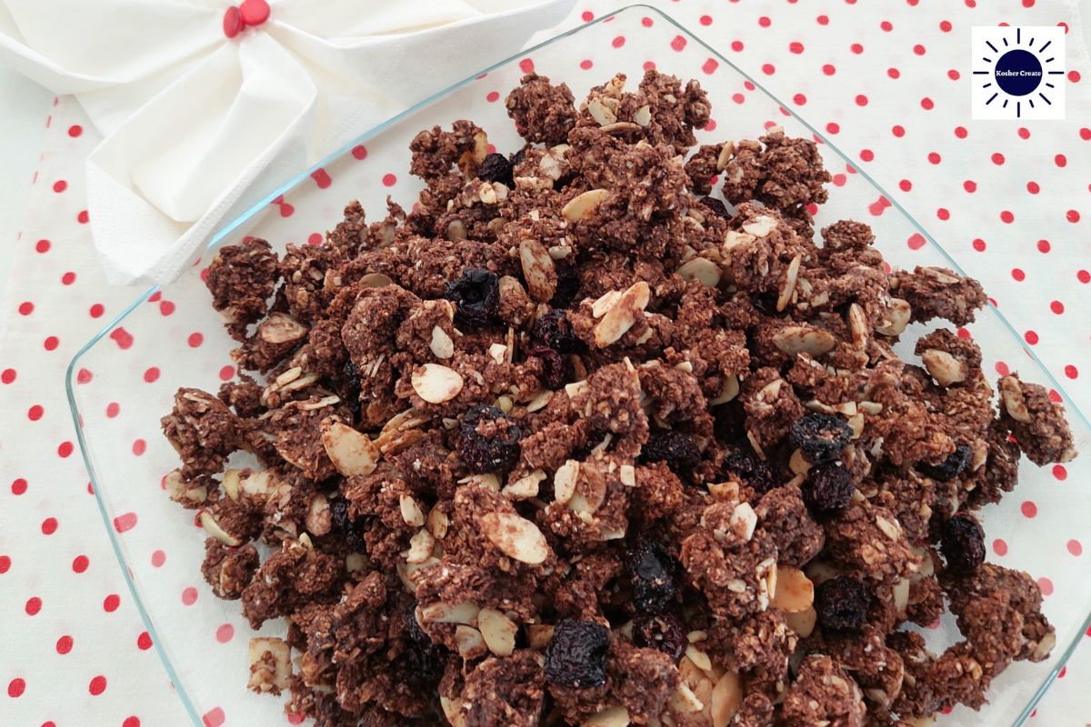 Vegan Almond Cherry Cocoa Granola Recipe