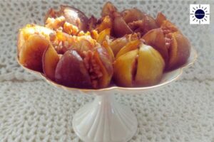 Orange Walnut Baked Figs Recipe