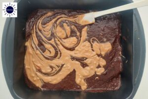 Wholegrain Peanut Butter Cocoa Brownies Recipe - Create Swirl