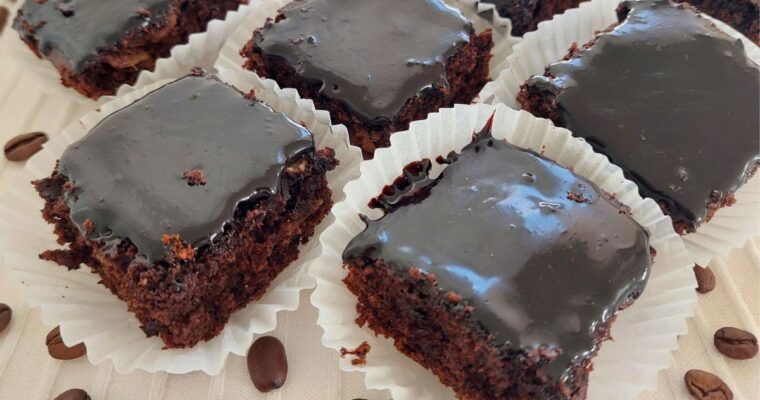 Wholegrain Almond Mocha Brownies Recipe