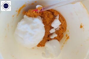 Gluten-Free Pumpkin Pie Patties Recipe - Whisked Egg Whites Folded Into Batter