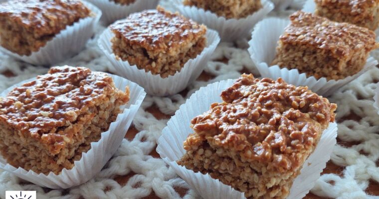 Wholegrain Sesame Honey Bars Recipe