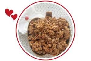 Crunchy Almond Apple Granola Recipe - Healthy Dairy-Free Dessert