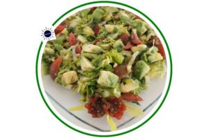 Healthy Breakfast Recipes And Ideas - Mediterranean Lettuce Avocado Salad Recipe 