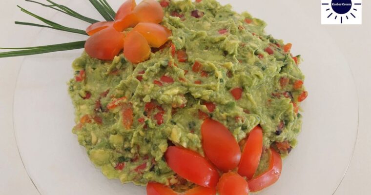 Avocado Spread With Roasted Bell Peppers Recipe