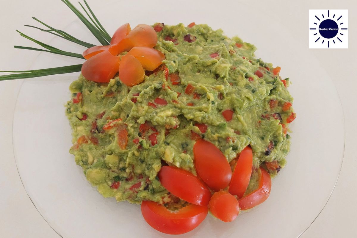 Avocado Spread With Roasted Bell Peppers Recipe