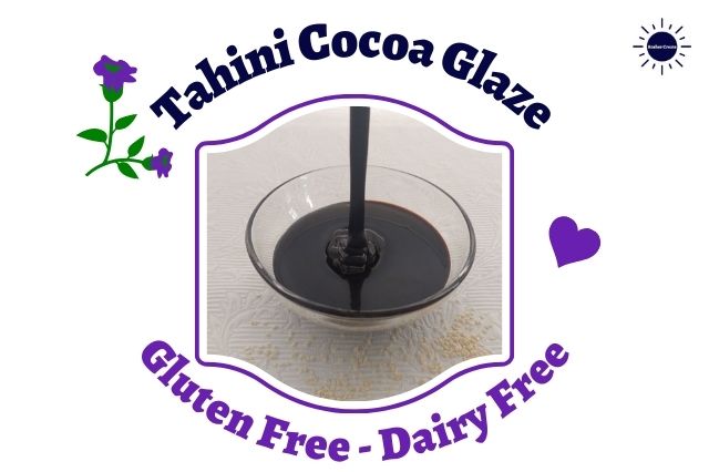 Tahini Cocoa Glaze Recipe - Gluten Free - Dairy Free