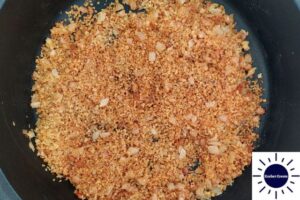 Spices Mixed With The Bulgur Following This Mediterranean Savory Bulgur Recipe.