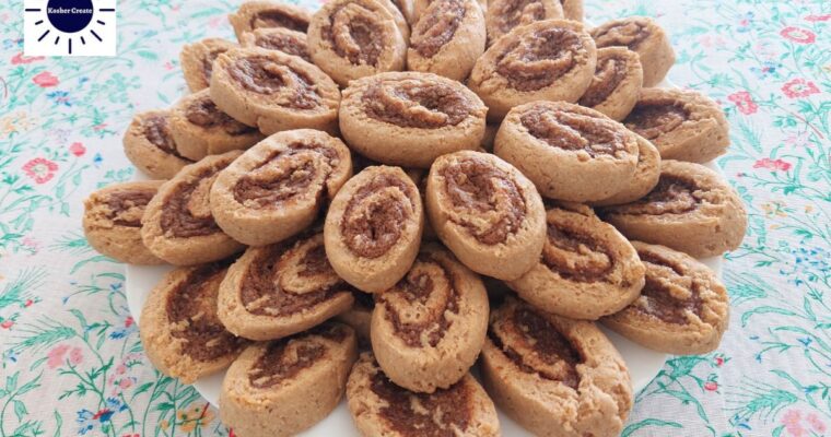 Wholegrain Almond Cinnamon Swirl Cookies Recipe