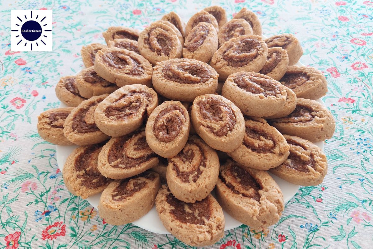 Wholegrain Almond Cinnamon Swirl Cookies Recipe