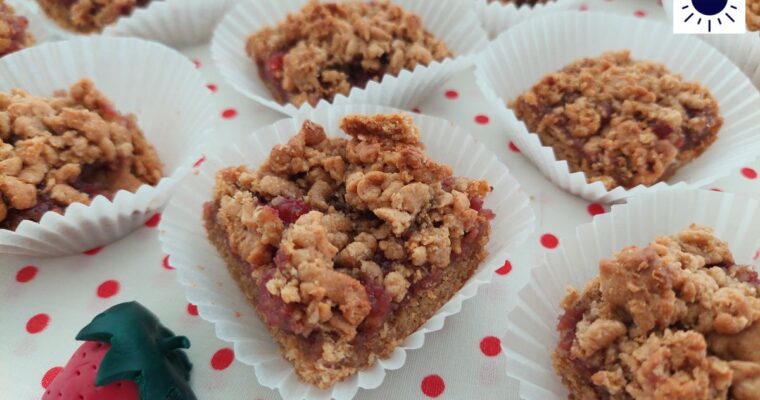Wholegrain Strawberry Peanut Butter Bars Recipe