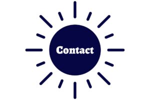 The Title Contact In The Kosher Create Sun Logo.